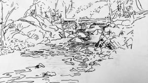 creek-drawing