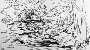 river-drawing