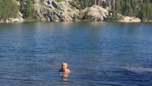 Backpacking-and-Swimming-at-Island-Lake-Tahoe-National-Forest