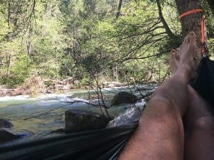 Feather Falls Hammock Feet May 2017 barebackpacking