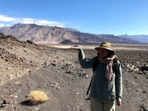 Raven's_Nest_Day_Hike_Megan_Holding_Lower_Springs_Saline_Valley_Hot_Springs_Barebackpacking