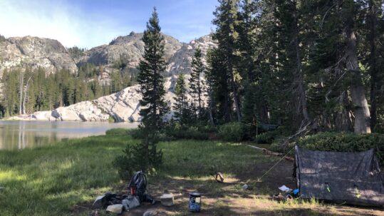 First Campsite Tahoe National Forest Five Lakes Basin