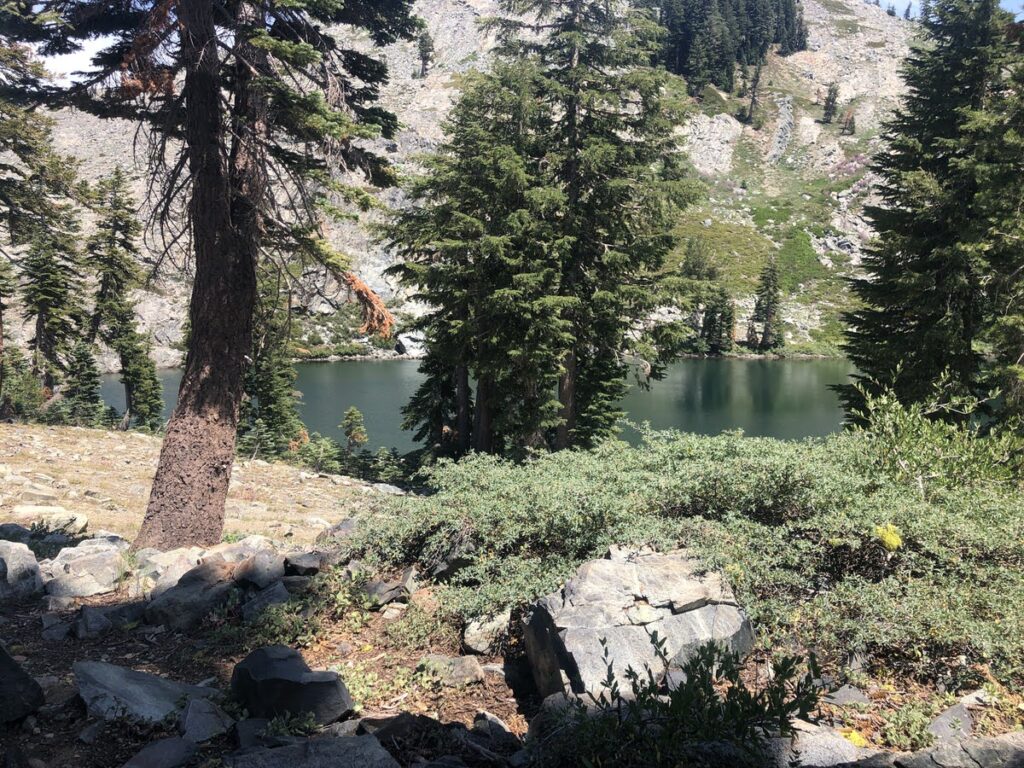 Five Lakes Basin Tahoe National Forest barebackpacking Glacier Lake