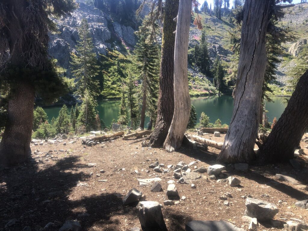 Five Lakes Basin Tahoe National Forest barebackpacking Glacier Lake2